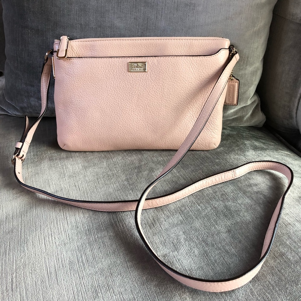 Coach blush pink crossbody